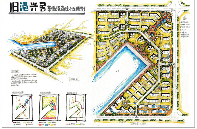 大禹手绘规划快题